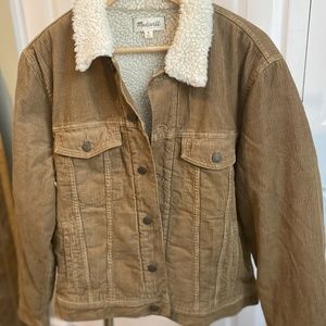 Madewell Men’s Sherpa Classic Jean Jacket: Corduroy Edition